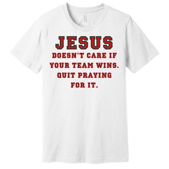 Jesus: Not A Sports Fan 