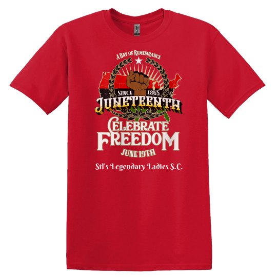 Juneteenth Tee 2 Red