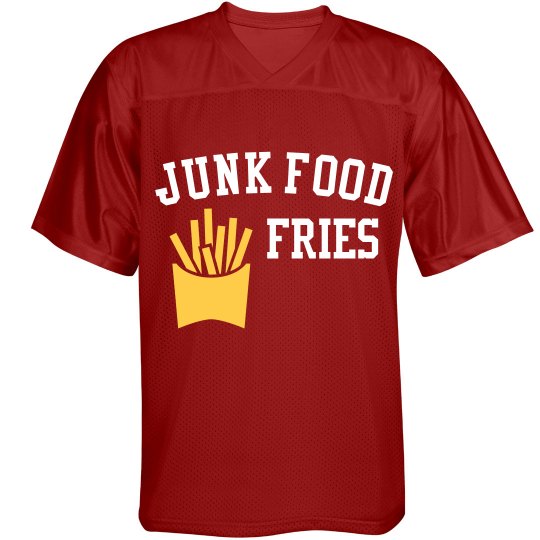 JUNK FOOD Cheese & Tomato Fries Jersey