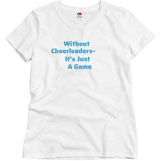 Just a game cheer tee Just a game cheer tee