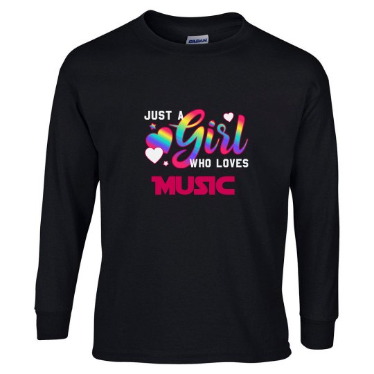 Just a girl long sleeve top