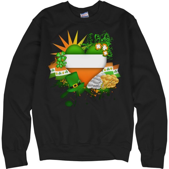 Just a little bit Irish, Casual Sweatshirt