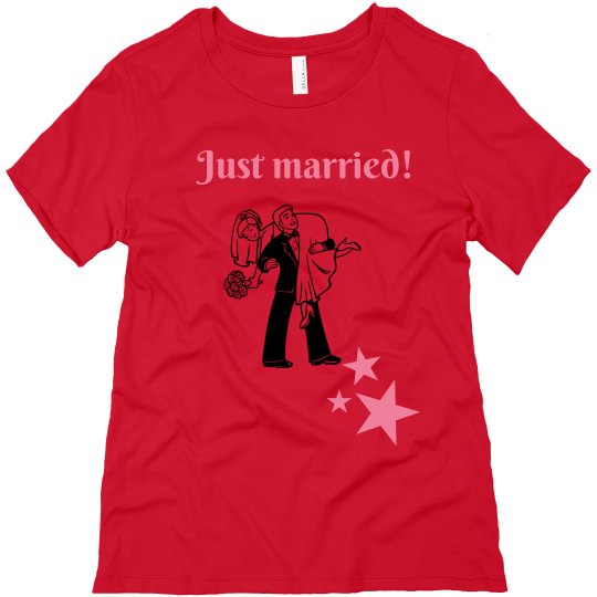 Just married tee Just married tee
