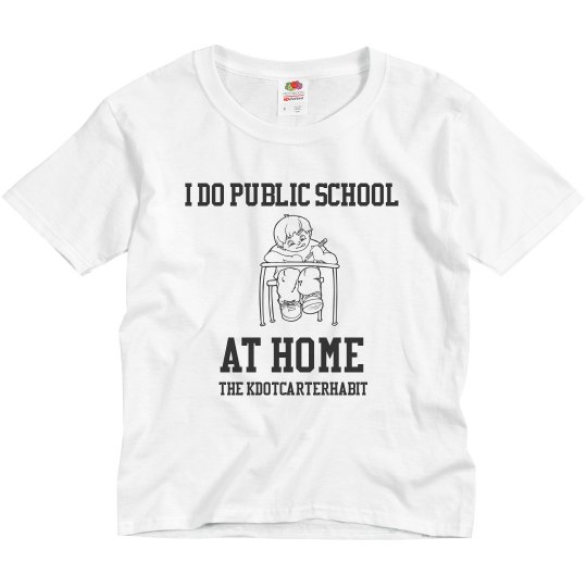 KdotCarterHabit Public School at Home Tee YOUTH
