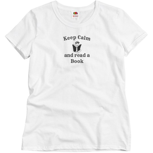 Keep Calm - Read Book grey