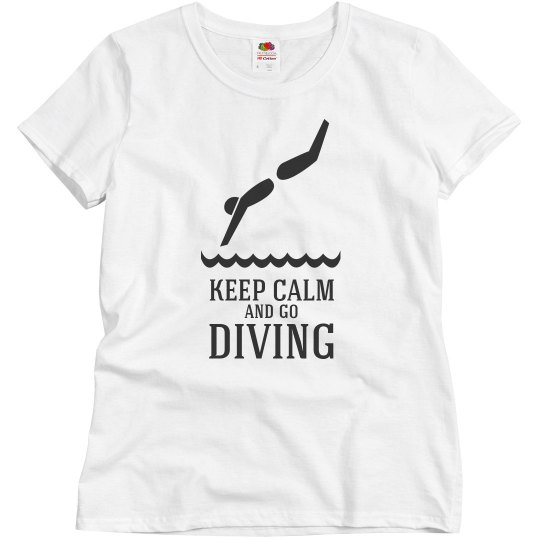 keep calm and go diving