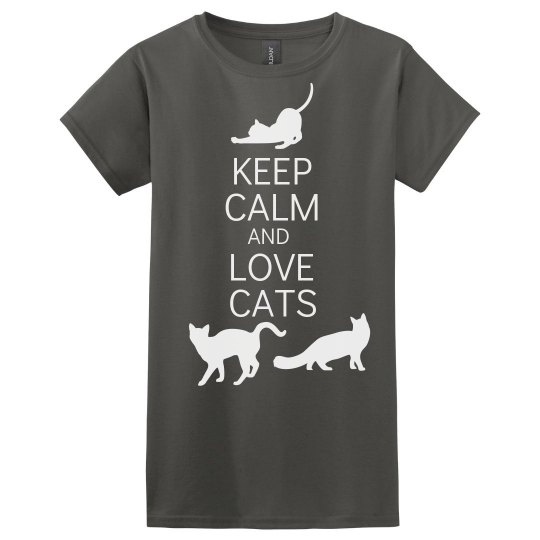 Keep calm and love cats