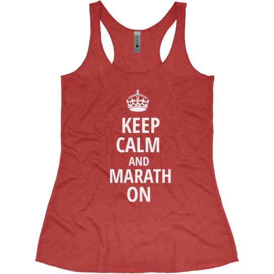 KEEP CALM AND MARATH-ON