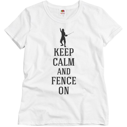 Keep calm Fence On Keep calm Fence On