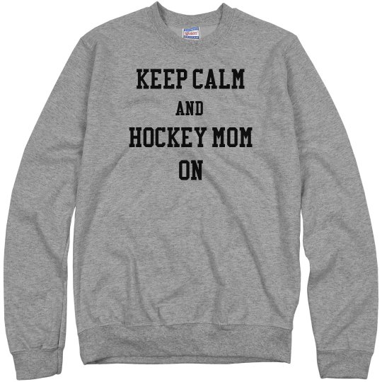 Keep calm hockey mom on Keep calm hockey mom on