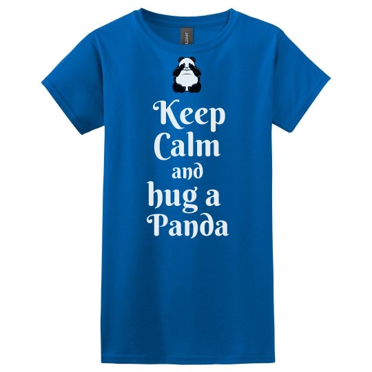Keep calm hug a panda