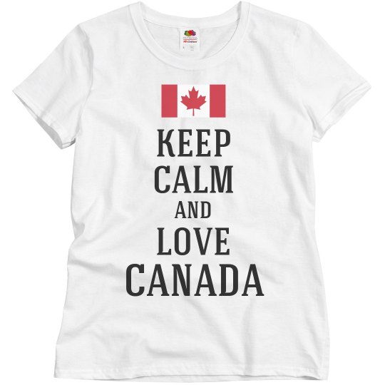 Keep calm love canada