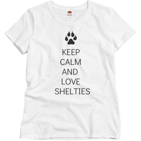 keep calm love shelties