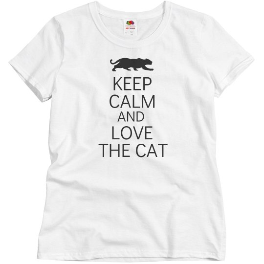 keep calm love the cat
