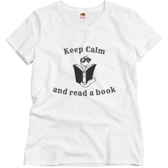 Keep Calm Read - w white