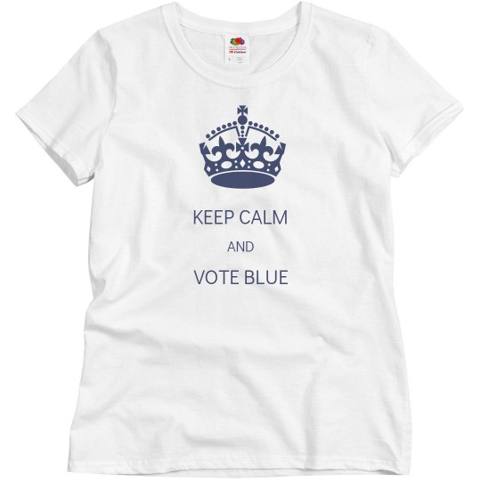 Keep Calm Vote Blue MDMP