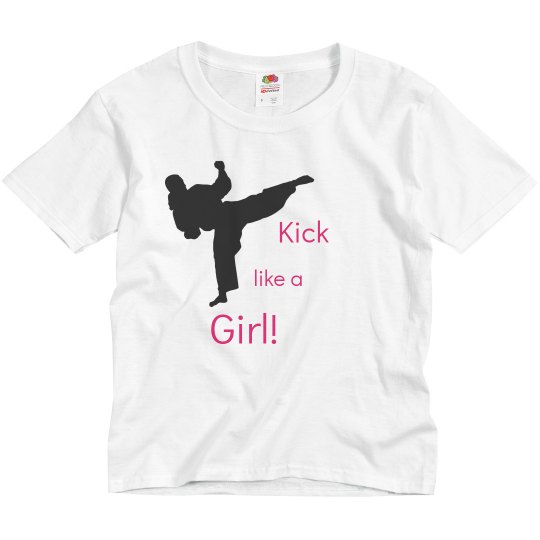 Kick like a girl Tee