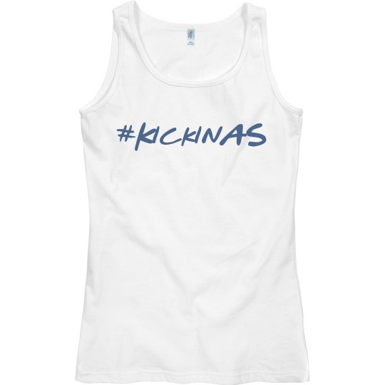 #KickinAS Misses Relaxed Fit Basic Softstyle Tank