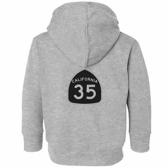 Kids CA 35 Hoodie - Back Kids CA 35 Hoodie - Back