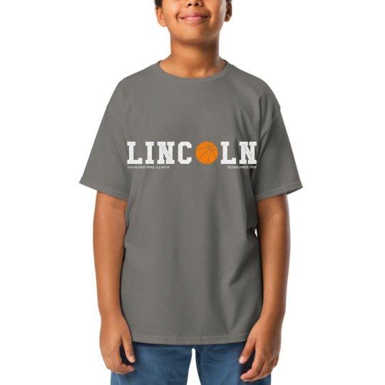 KIDS: Lincoln Basketball (dark colored tees)