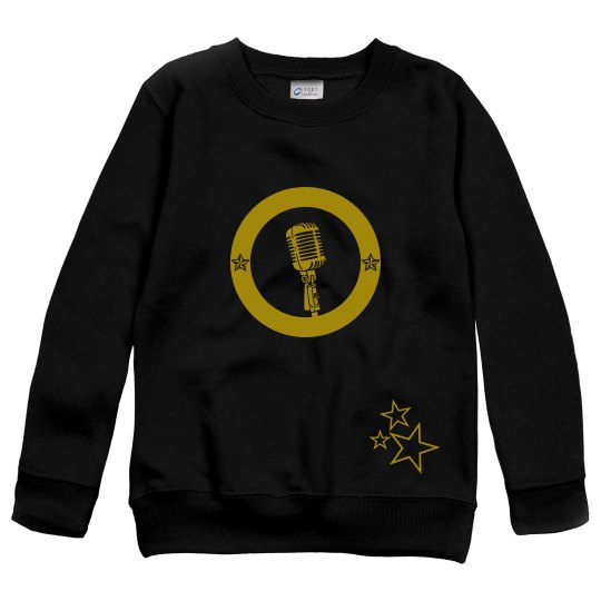 Kids mic sweatshirt
