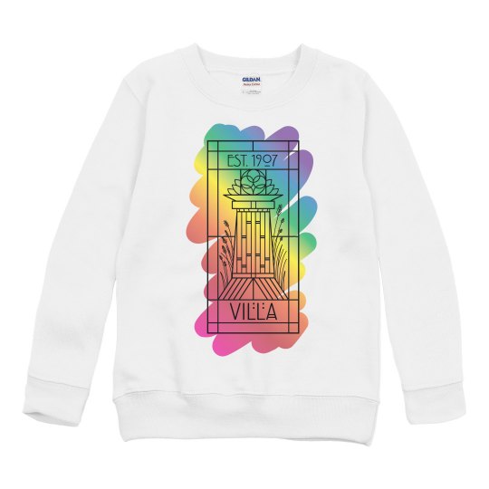 Kids Villa Rainbow Paint Sweatshirt