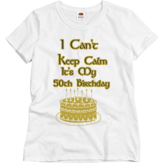 Kim's 50th birthday shirt 