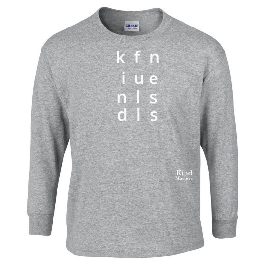 Kindfullness unisex/mens long sleeve tee