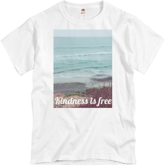 Kindness is free Sky wave sand