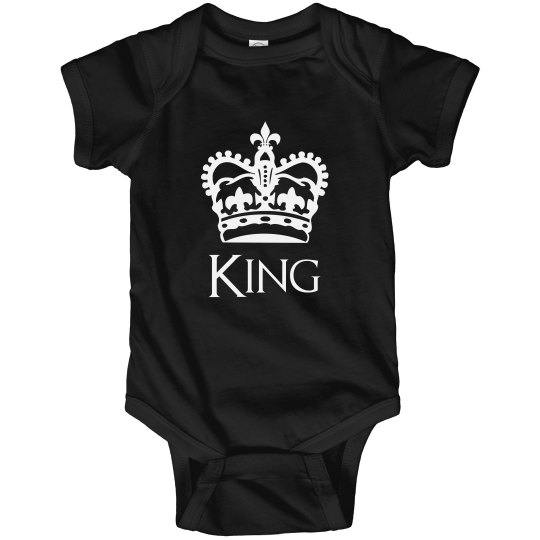 KING WITH CROWN ONESIE