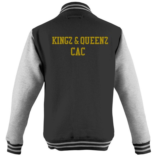 Kingz & Queenz CAC Letterman Jacket Rear Only