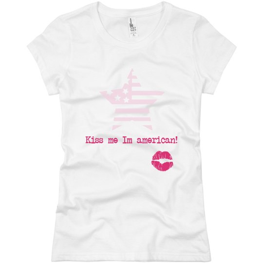 Kiss american tshirt