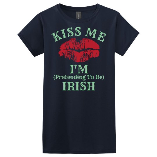 Kiss Me Irish Humor Tee 2