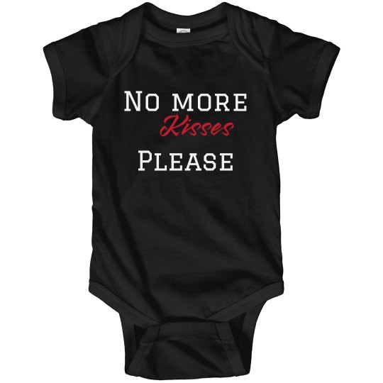 Kisses Onesie BLK