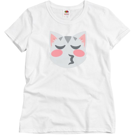Kissing Face Closed Eyes Tee