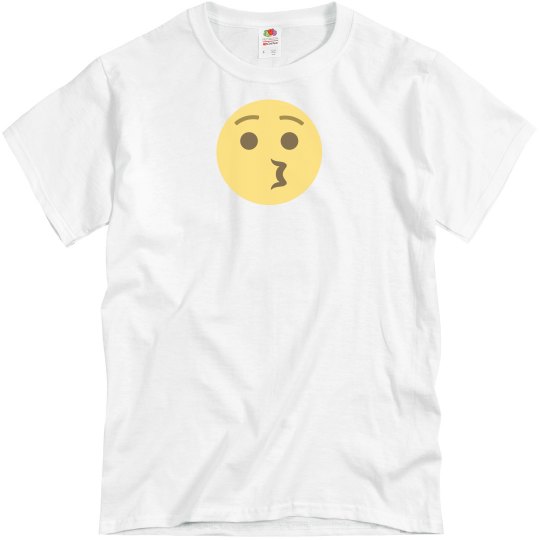 Kissing Face Emoji Unisex Tee