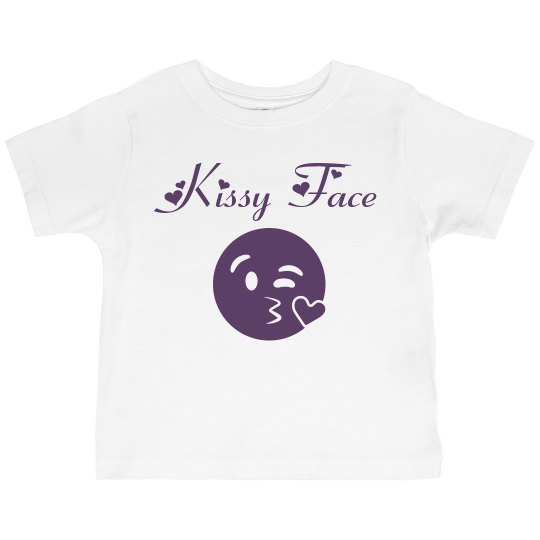 Kissy Face shirt for girls