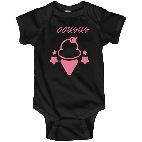 KoKo Ice Cream onesie- PINK