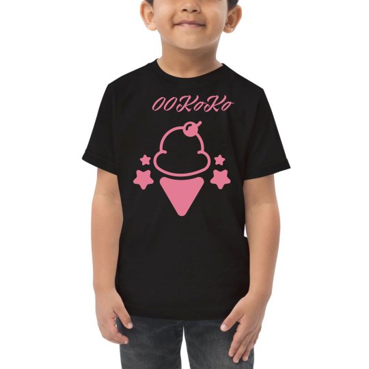 koko ice cream toddler tee - pink