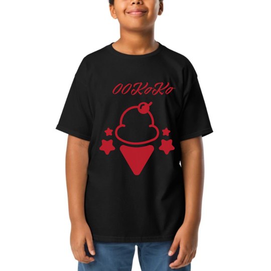 koko ice cream youth tee- red