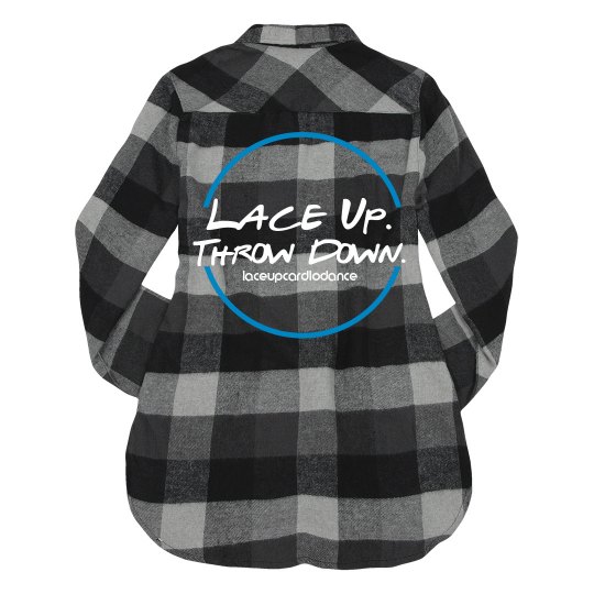 Lace Up. Throw Down. - Flannel