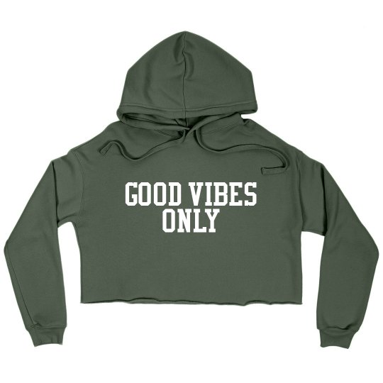 Ladies Crop Hoodie
