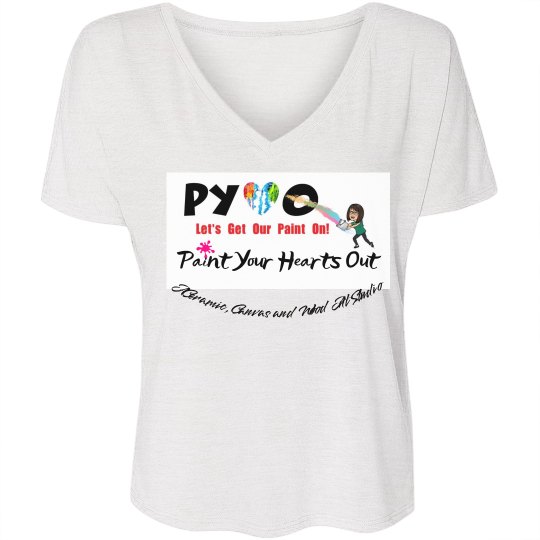 Ladies, Regular Flowy Tee