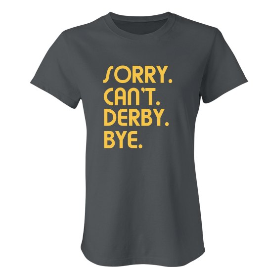 Ladies Relaxed Fit Camo Tee - Sorry Derby Ladies Relaxed Fit Camo Tee - Sorry Derby