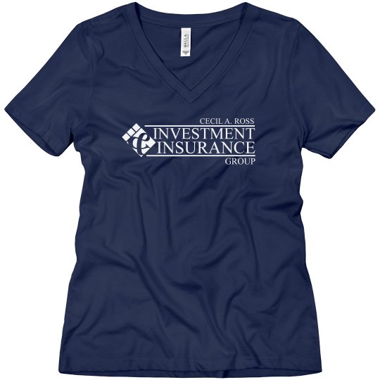 Ladies Relaxed Fit V-Neck Tee Ladies Relaxed Fit V-Neck Tee