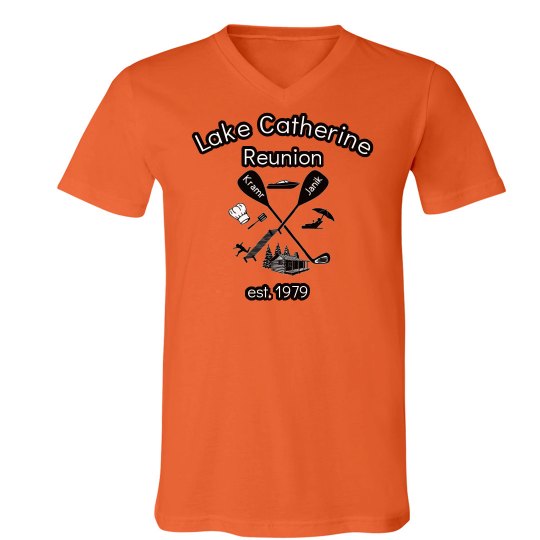 Lake Catherine 40 year reunion - For Men V Neck