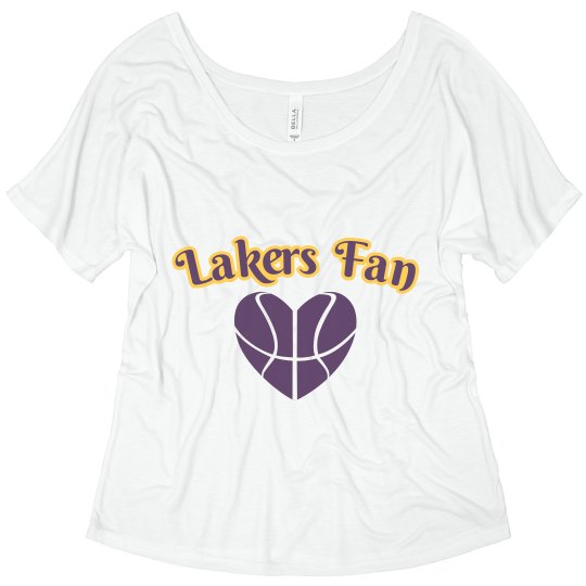 lakers girly tee