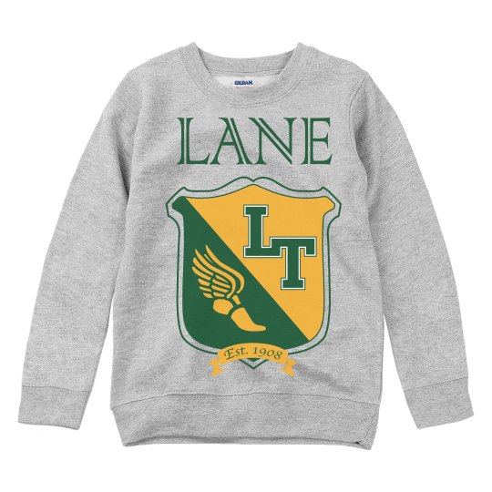 Lane XCTF Youth Crewneck Sweatshirt