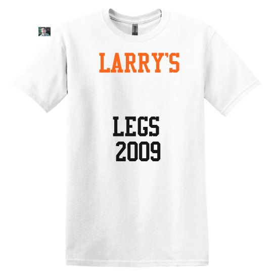 Larry's Leg's men's shirt