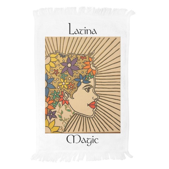 Latina Magic Hand towel- Jazzy Jewelz